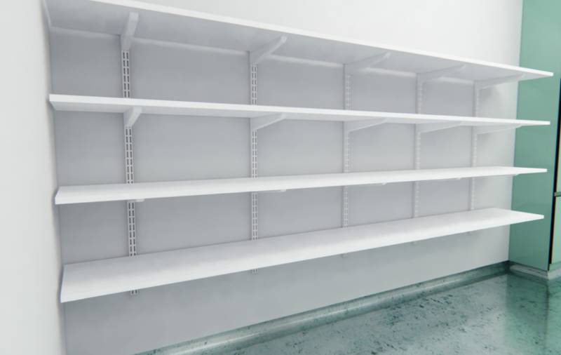 Twinslot Spur Shelving Extendable Shelving Medspace Solutions NBS