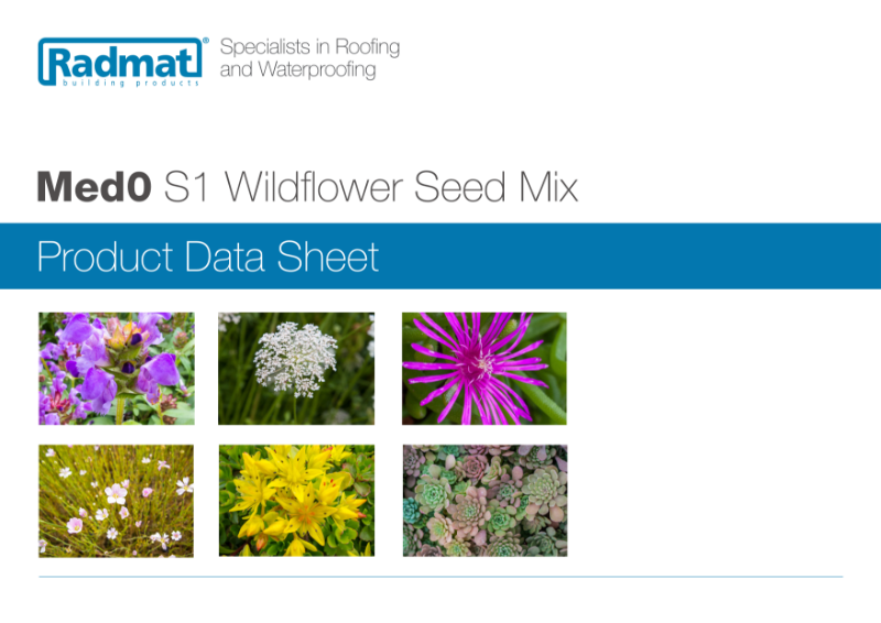 MedO S1 Wildflower Seed Mix Product Data Sheet NBS Source
