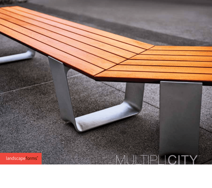 Landscape Forms MultipliCity Street Furniture Collection Artform Urban Furniture Limited NBS