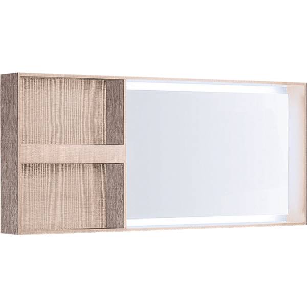 Citterio Illuminated Mirror, Lateral Storage Shelf Geberit Sales Ltd