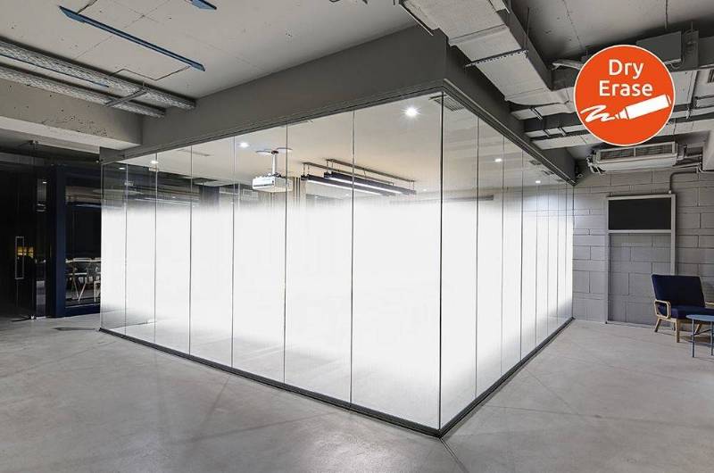SXJ2081 Dry Erase Dual Fade Gradient Window Film Glass Films Europe