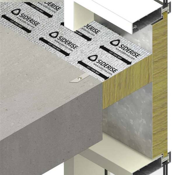 Siderise CWFS Perimeter Barrier and Fire Stop for Curtain Walling