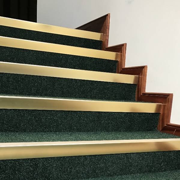 Traditional Bronze/ Brass Effect Stair Nosing/ Stair Edging Quantum Flooring Solutions, a