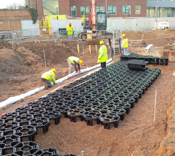 StrataCell Tree Pit Structural Soil Module GreenBlue Urban Ltd