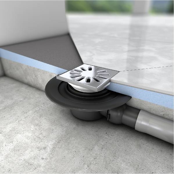 wedi Fundo Drains shower waste drains with integral trap Wedi