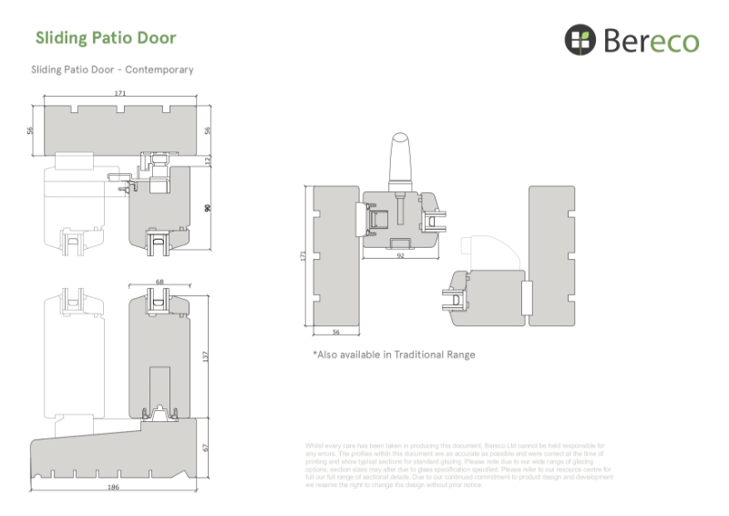 Patio Doors Sections Bereco Ltd NBS Source