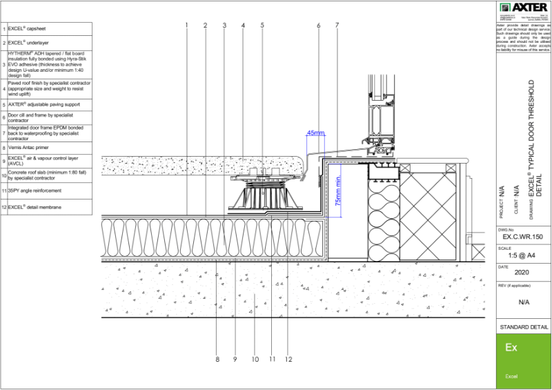 Excel Concrete Roof Slab (Insitu/ Precast) (Multi layer) Warm Roof