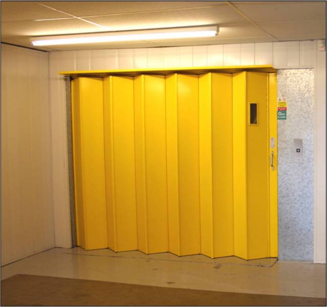 Eurofold Lift Door Bolton Gate Company NBS Source