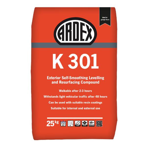ARDEX K 301 Exterior SelfSmoothing Levelling and Resurfacing Compound