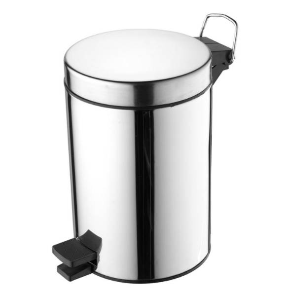 IOM Pedal Waste Bin 3L Stainless Steel Ideal Standard (UK) Ltd NBS