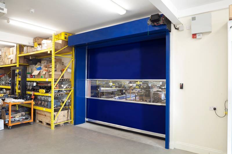 High Speed Door Lite Internal Hart Door Systems Ltd NBS Source