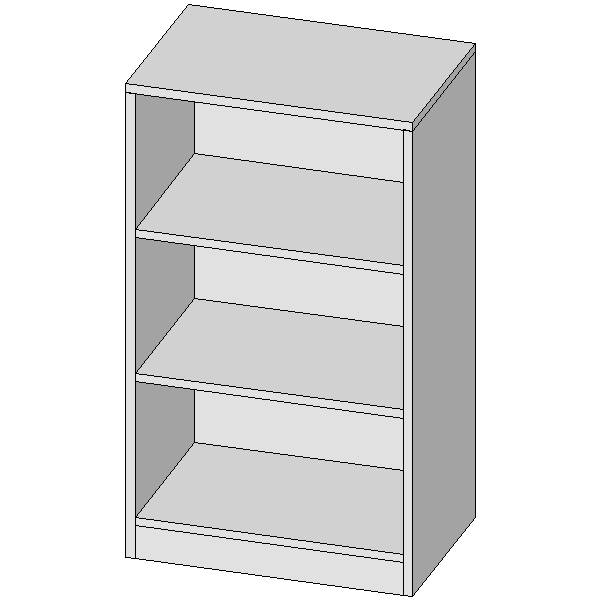 Half Height Shelving Unit NBS NBS BIM Library