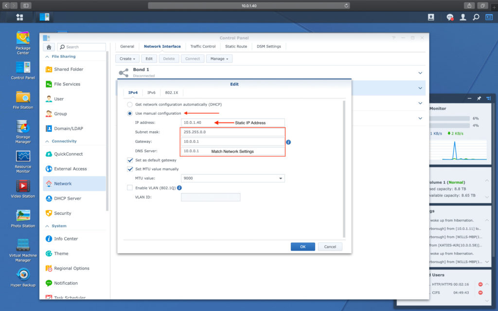 Static IP Address on Synology NAS | Setup Tutorial - SpaceRex