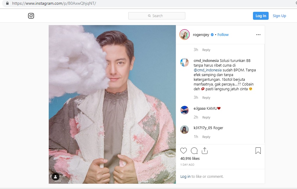 Diduga Prewedding, Roger Danuarta Dibilang Mirip Lee Min Ho Hingga