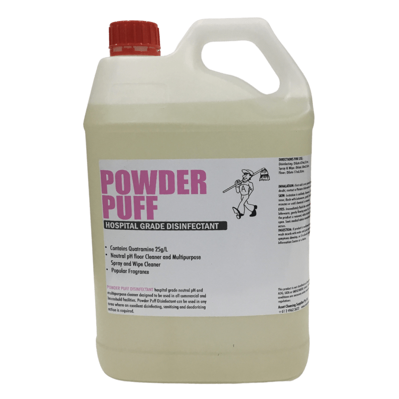Powder Puff Disinfectant 5L Asset Cleaning Supplies