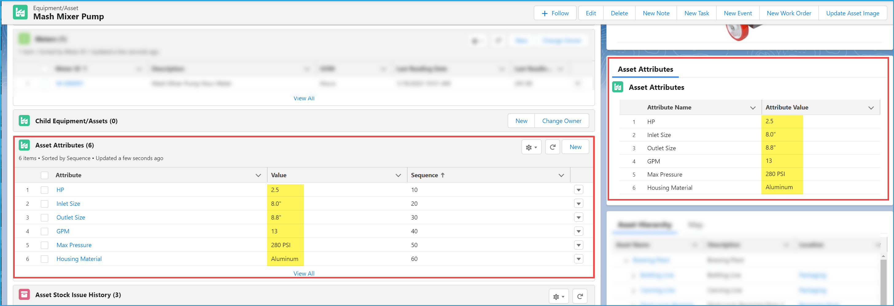 NounModifier Attribute Pairs on Equipment/Assets