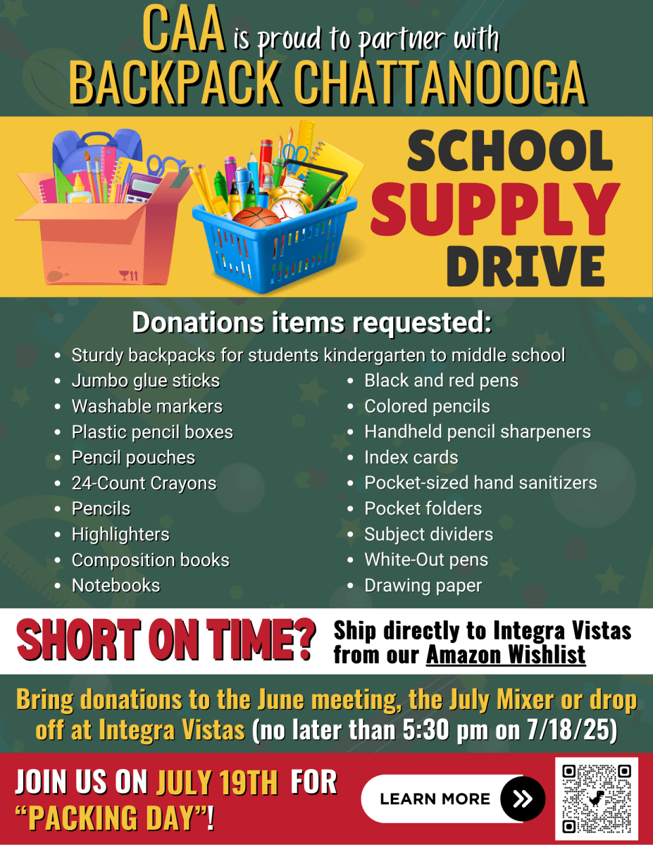 Backpack Chattanooga School Supply Drive Chattanooga Apartment