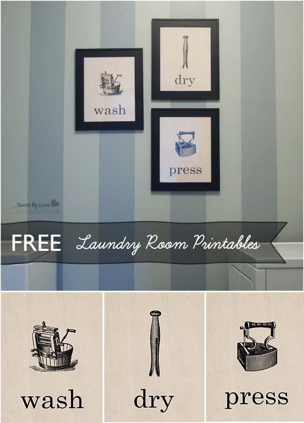 Free Vintage Laundry Room Printables 24/7 Moms