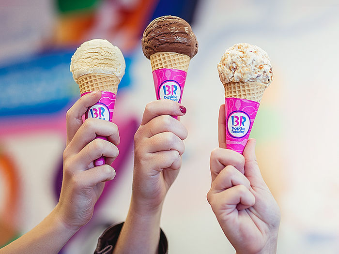 FREE Baskin Robbins Scoop With App Download 24/7 Moms