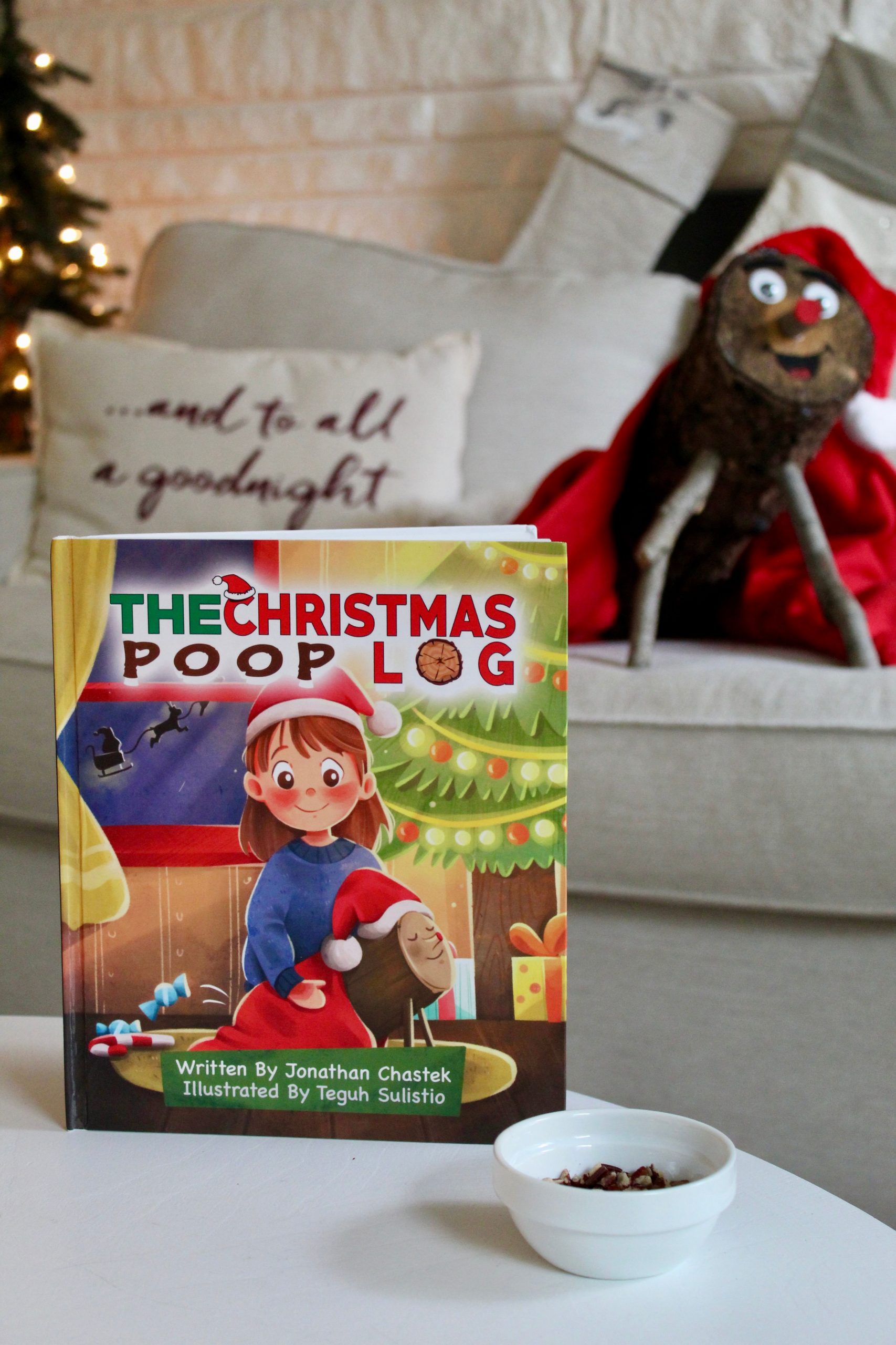 WIN The Christmas Poop Log Story Book & Activity Set 25 Days of