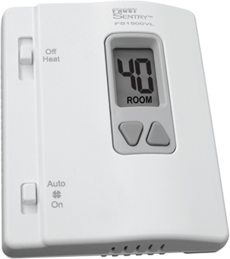 Garage Thermostat, 1H Gas/Oil/Electric NonProgrammable