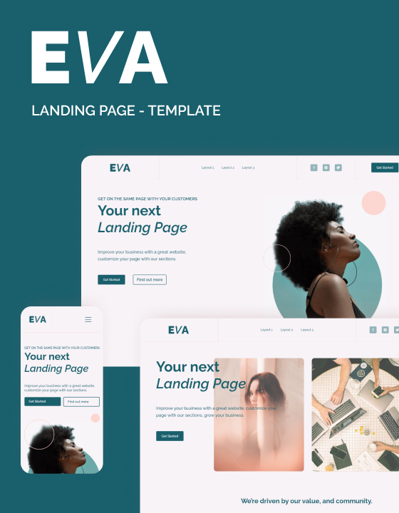 Eva Consulting HTML5 Responsive site Template