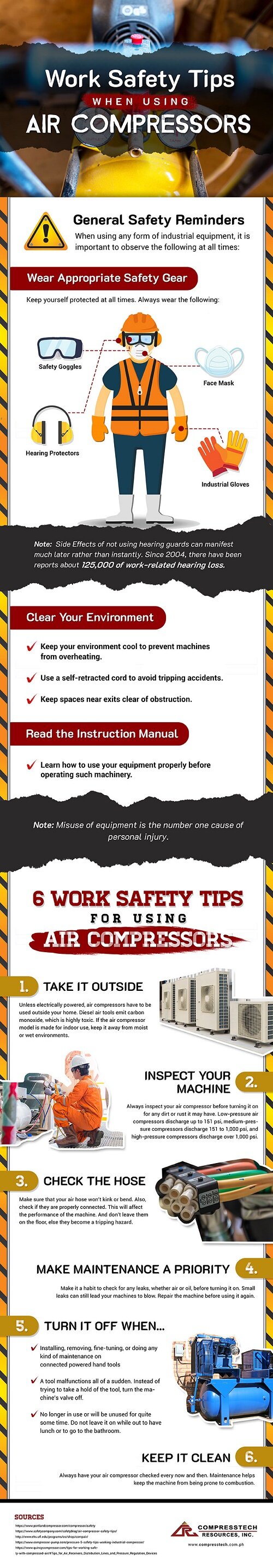 Safety Reminders for Handling Pressurized Air Equipment