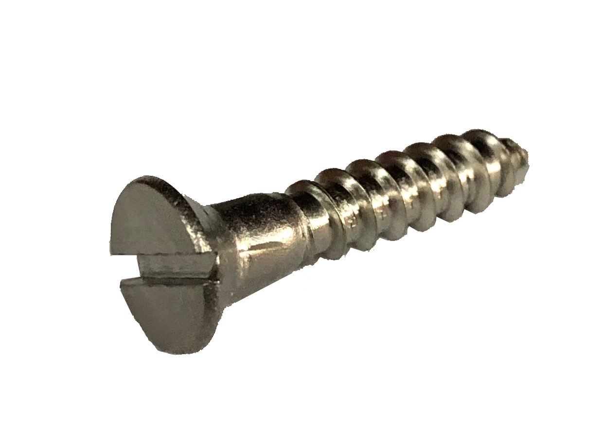 Zenith Wood Screws Sloted Phil/D Raised Head 8Gx25mmCAB5425Pbx50
