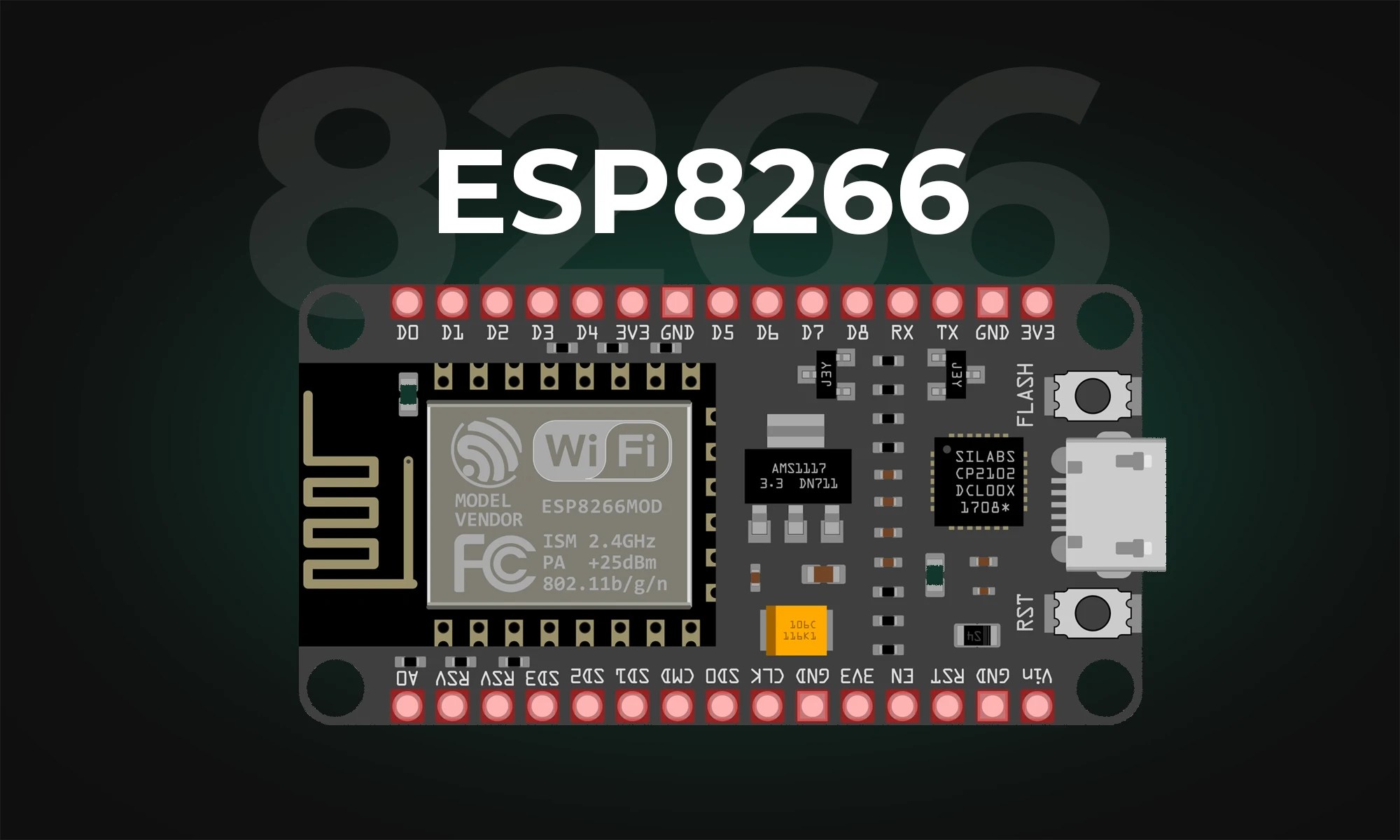 ESP8266 Pinout Reference How To Use ESP8266 GPIO Pins, 48 OFF