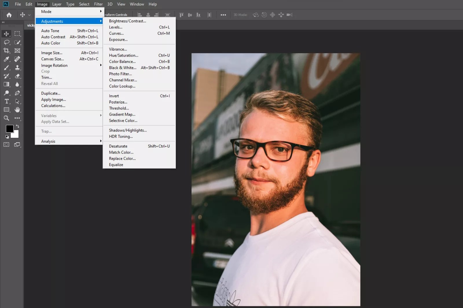How to Remove Color and Background from the Image