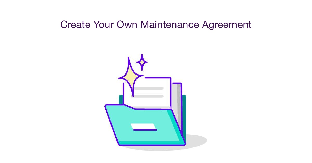 Create Your Own Maintenance Agreement Checklist & Templates