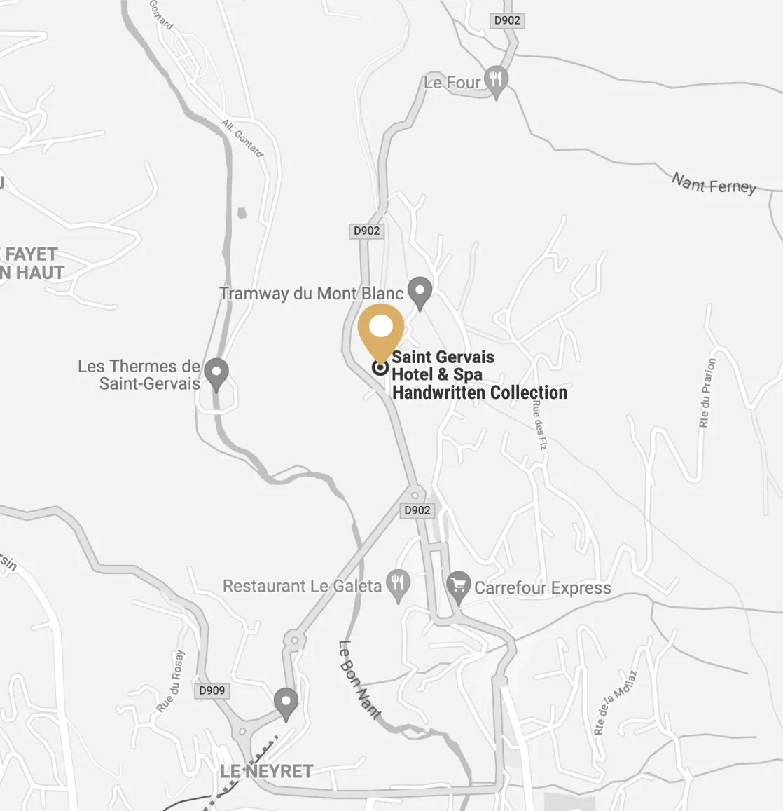 Contacter l’hôtel Le Saint Gervais **** SaintGervaislesBains