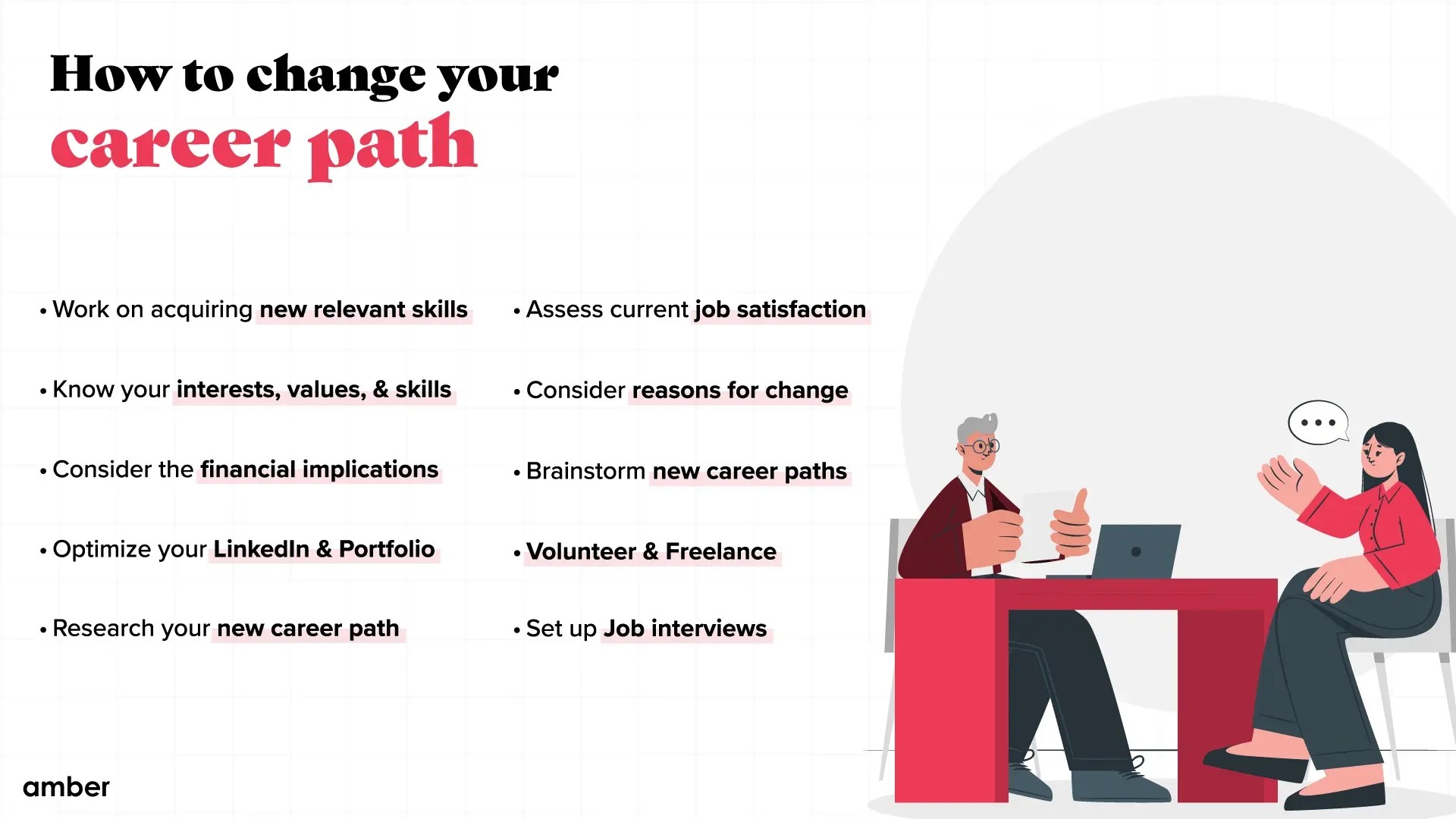 10 Steps To Change Your Career Path Amber(01)