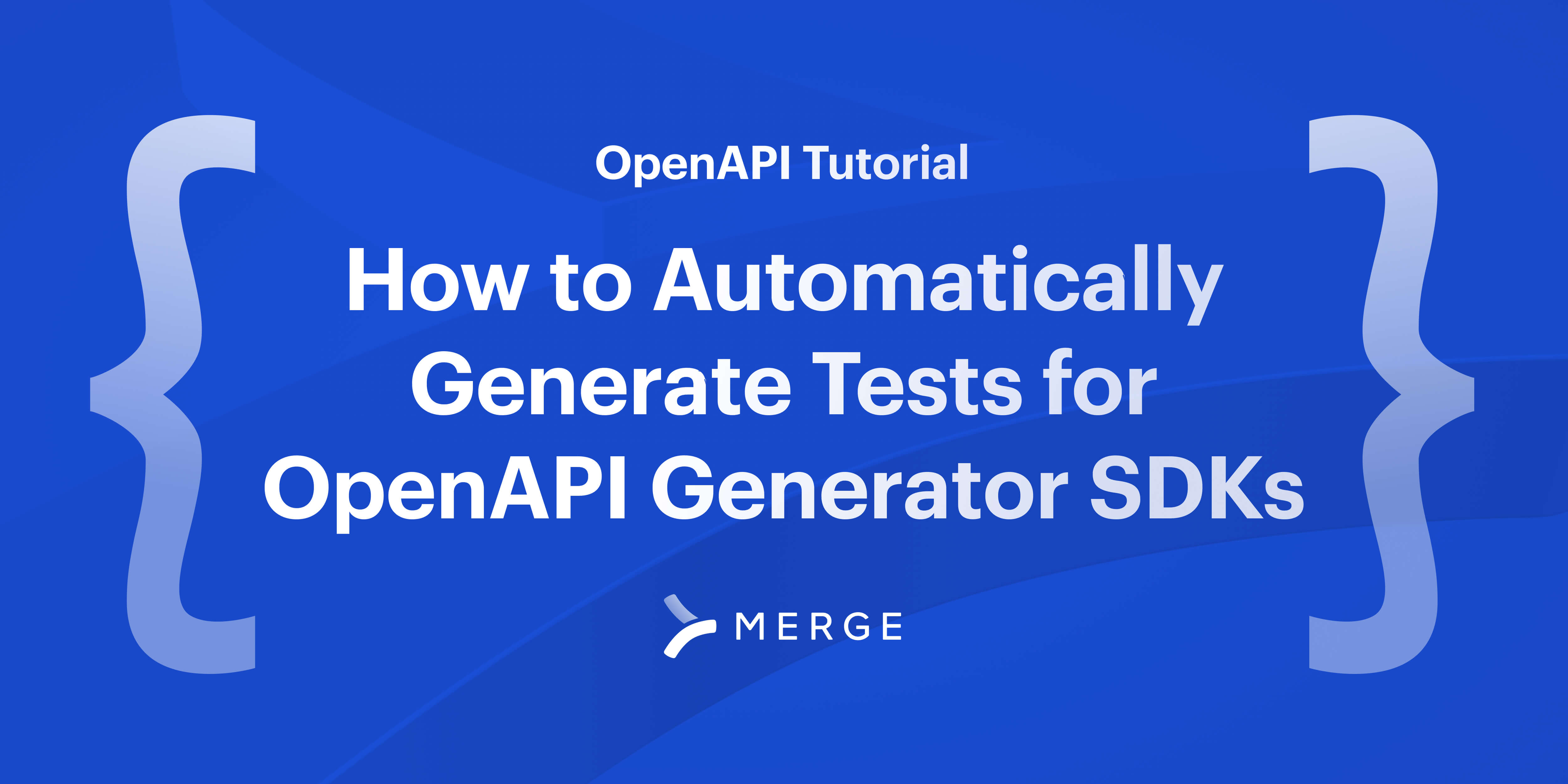 OpenAPI tutorial How to automatically generate tests for OpenAPI