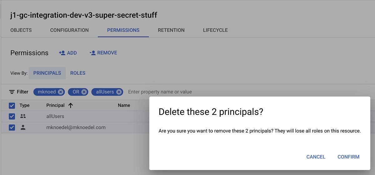 Google Cloud Storage Access Analysis