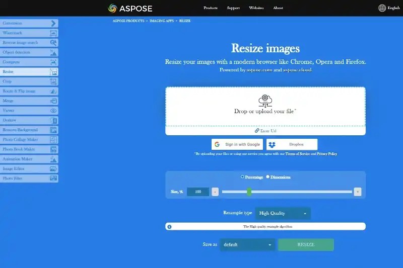 Resize TIFF image online for Free (One Click Solution)