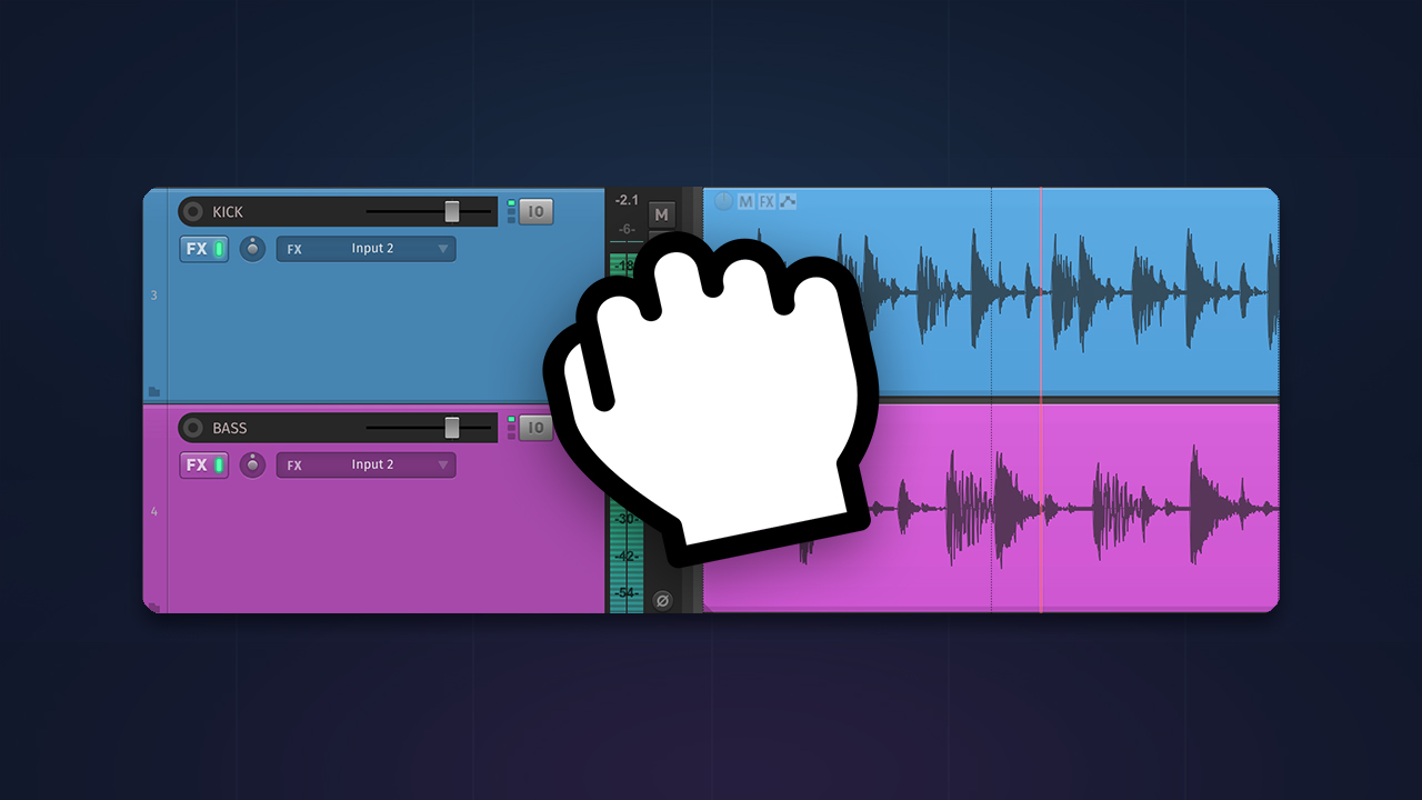 Quickest way to sidechain in REAPER