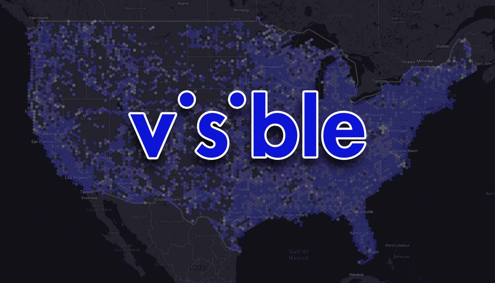 Visible 4G LTE and 5G Coverage Map Crowdsourced