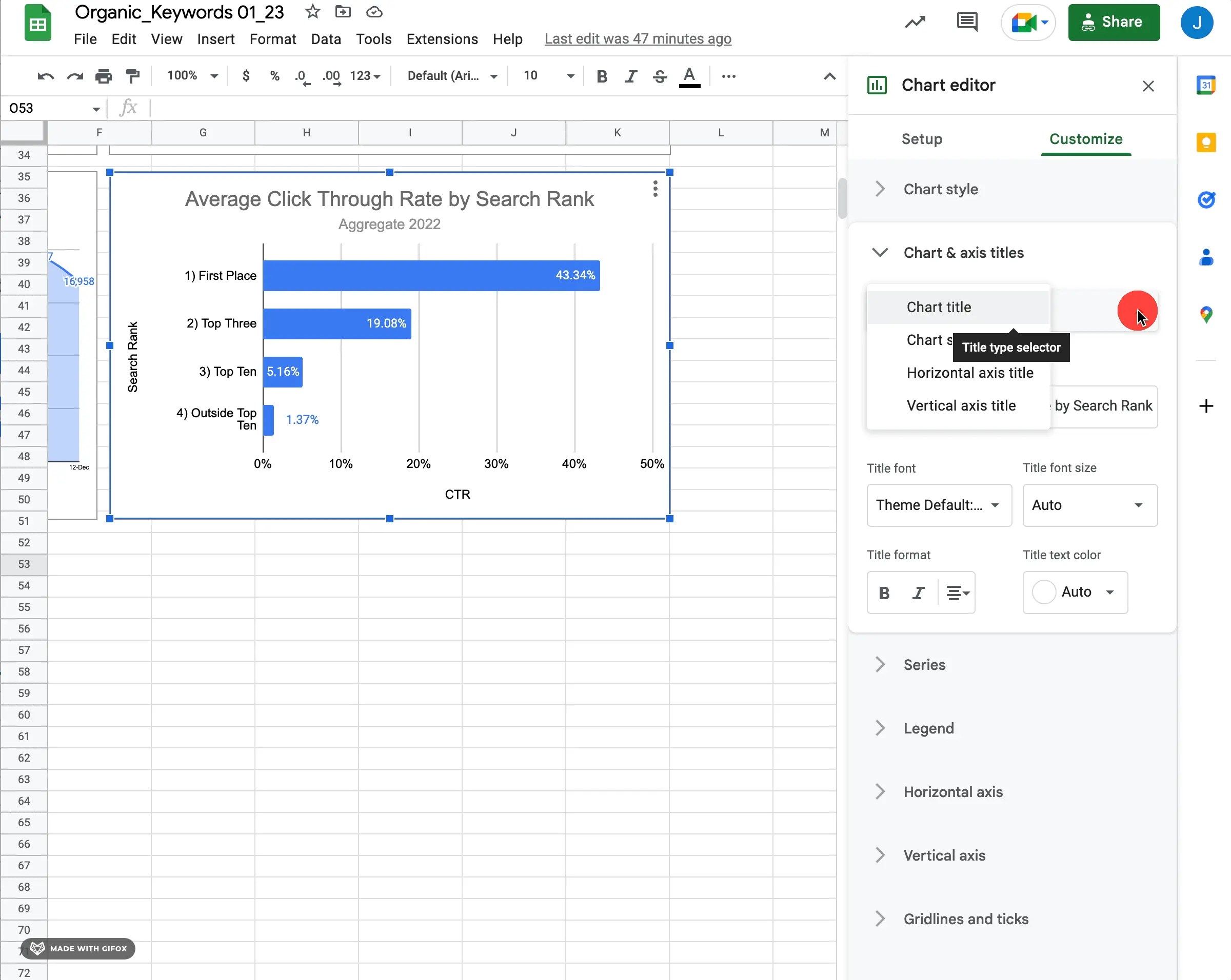 How to Make a Chart in Google Sheets Superchart