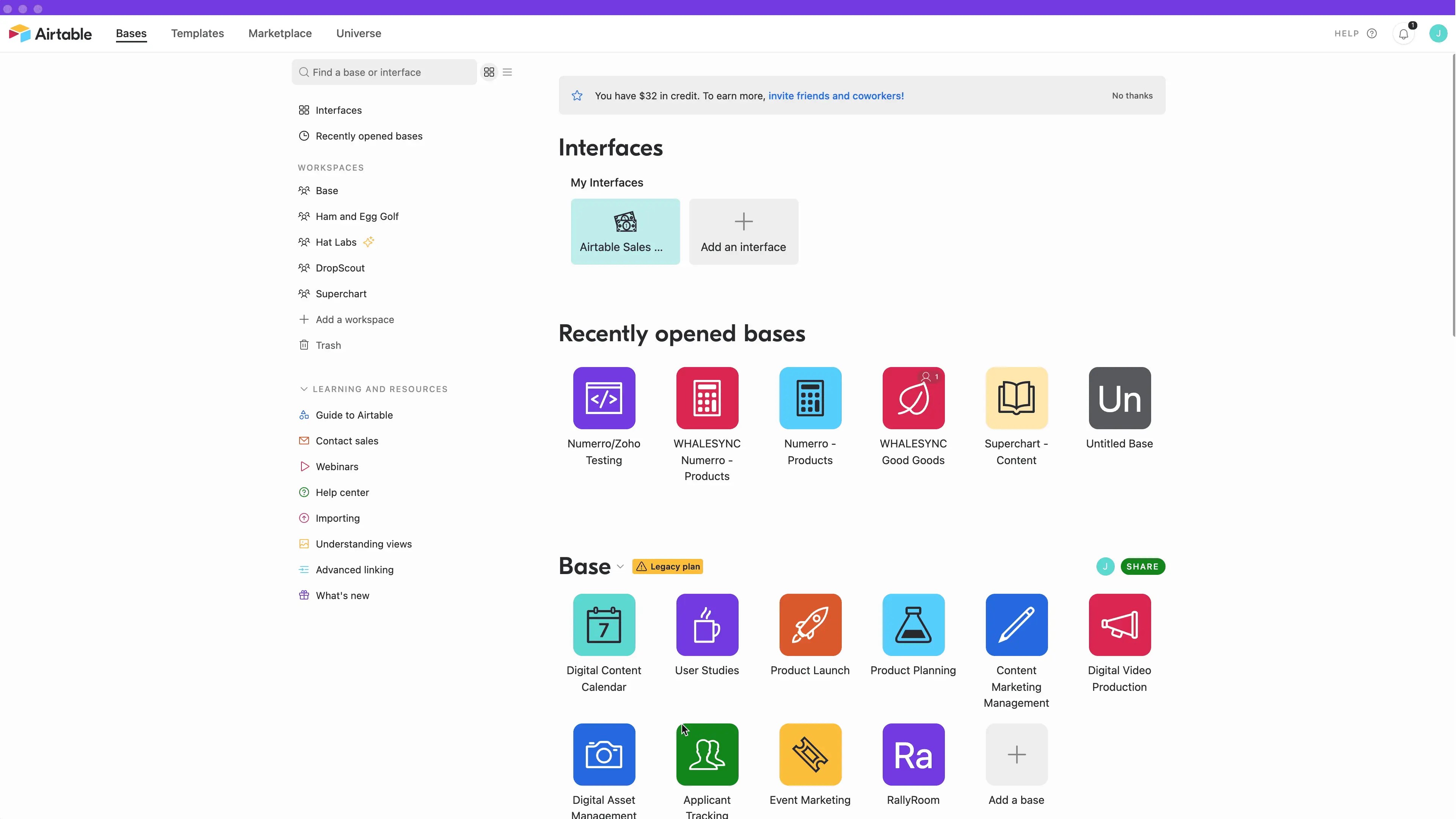 Airtable Basics Superchart