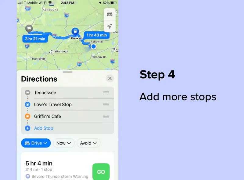 Plot A Route On Apple Maps Carlen Wilmette