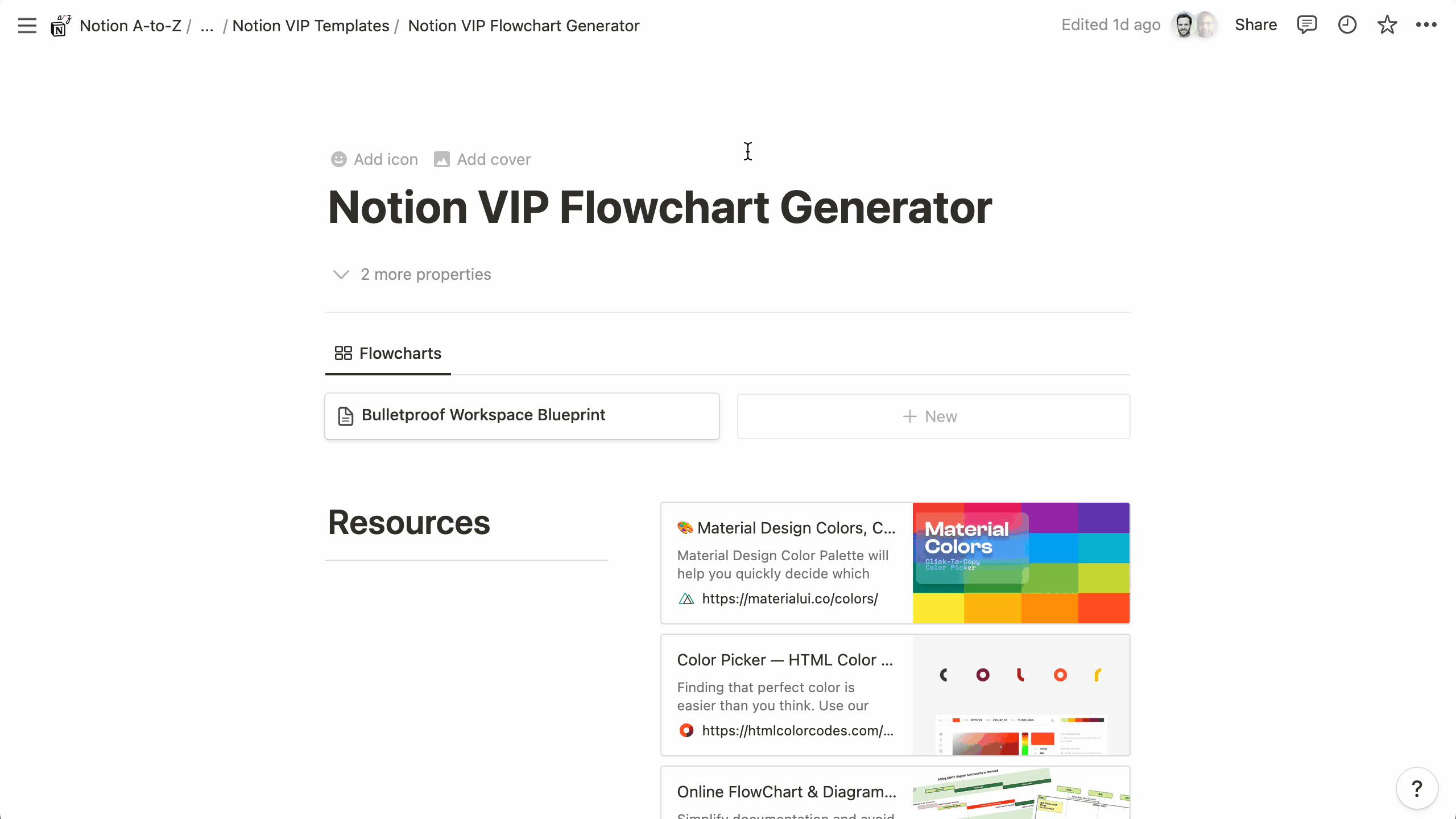 Notion VIP Notion Flowchart Generator — Updated and Supercharged