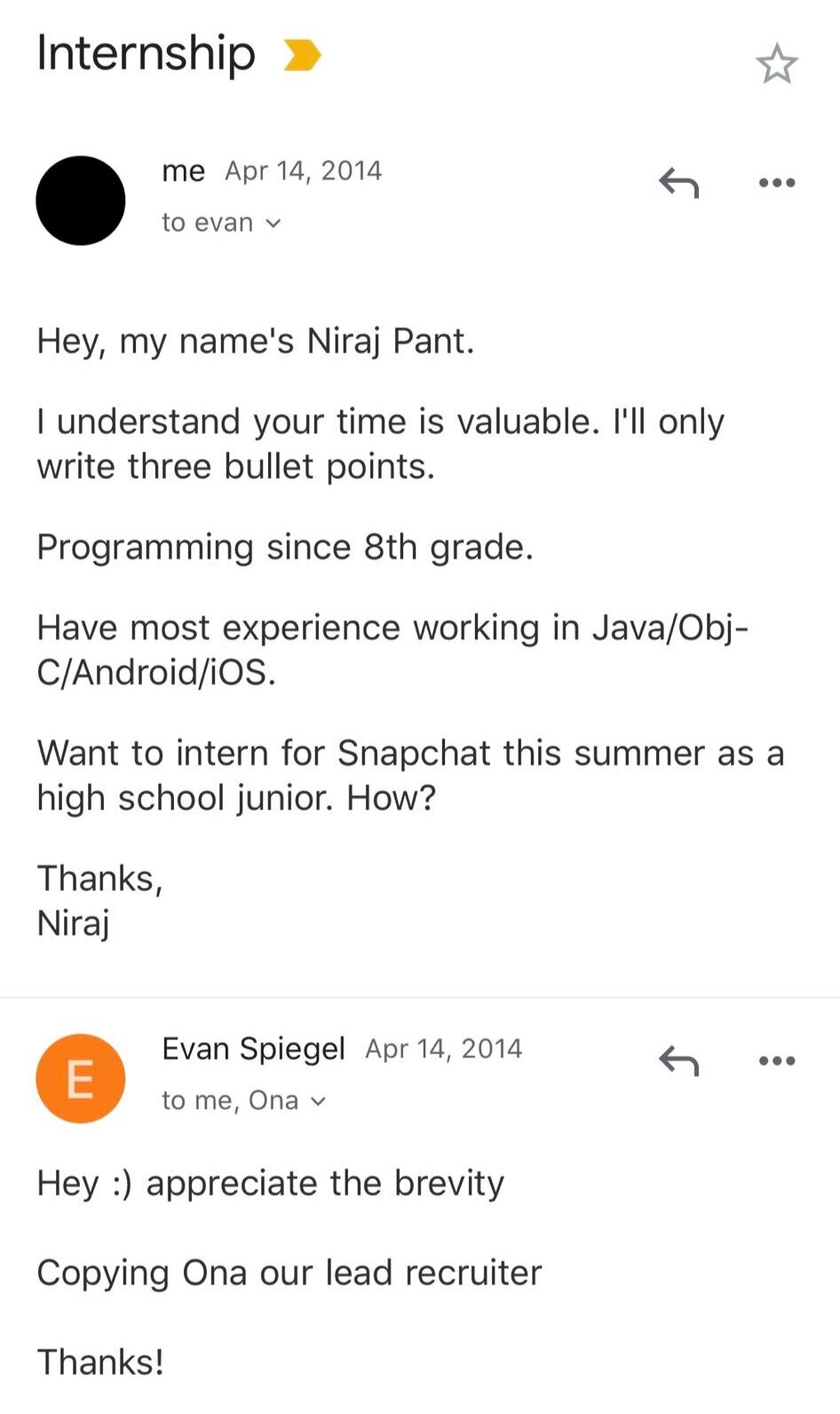 Cold Email Your Way Into an Internship/Job at Any Startup · Colin Keeley