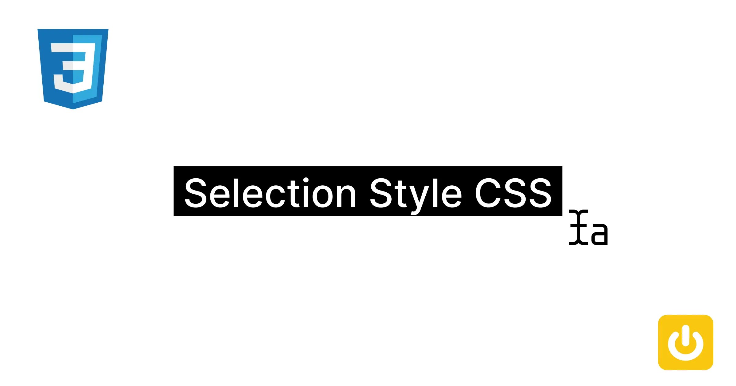 Customize the text selection on a CSS website