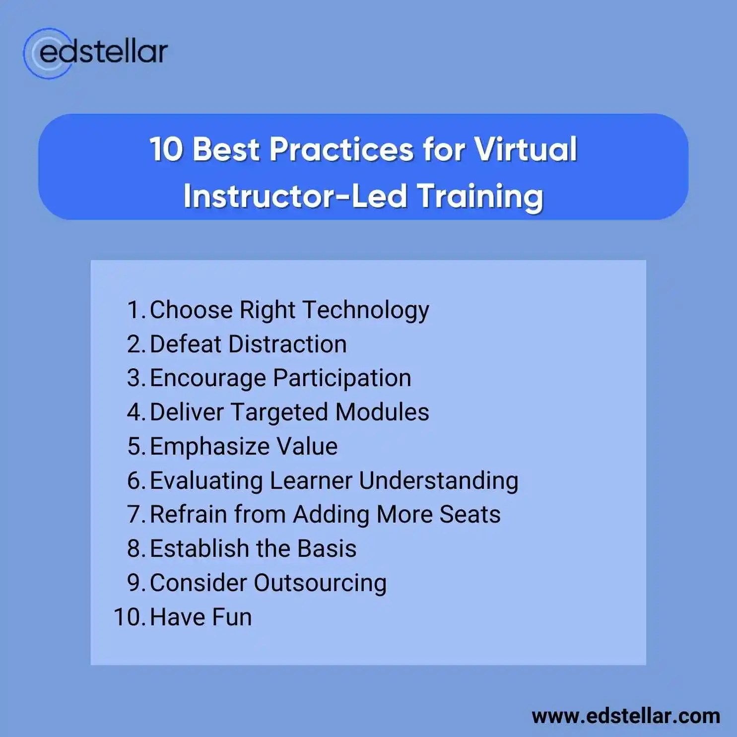 Top 10 Best Practices for Successful InstructorLed Training