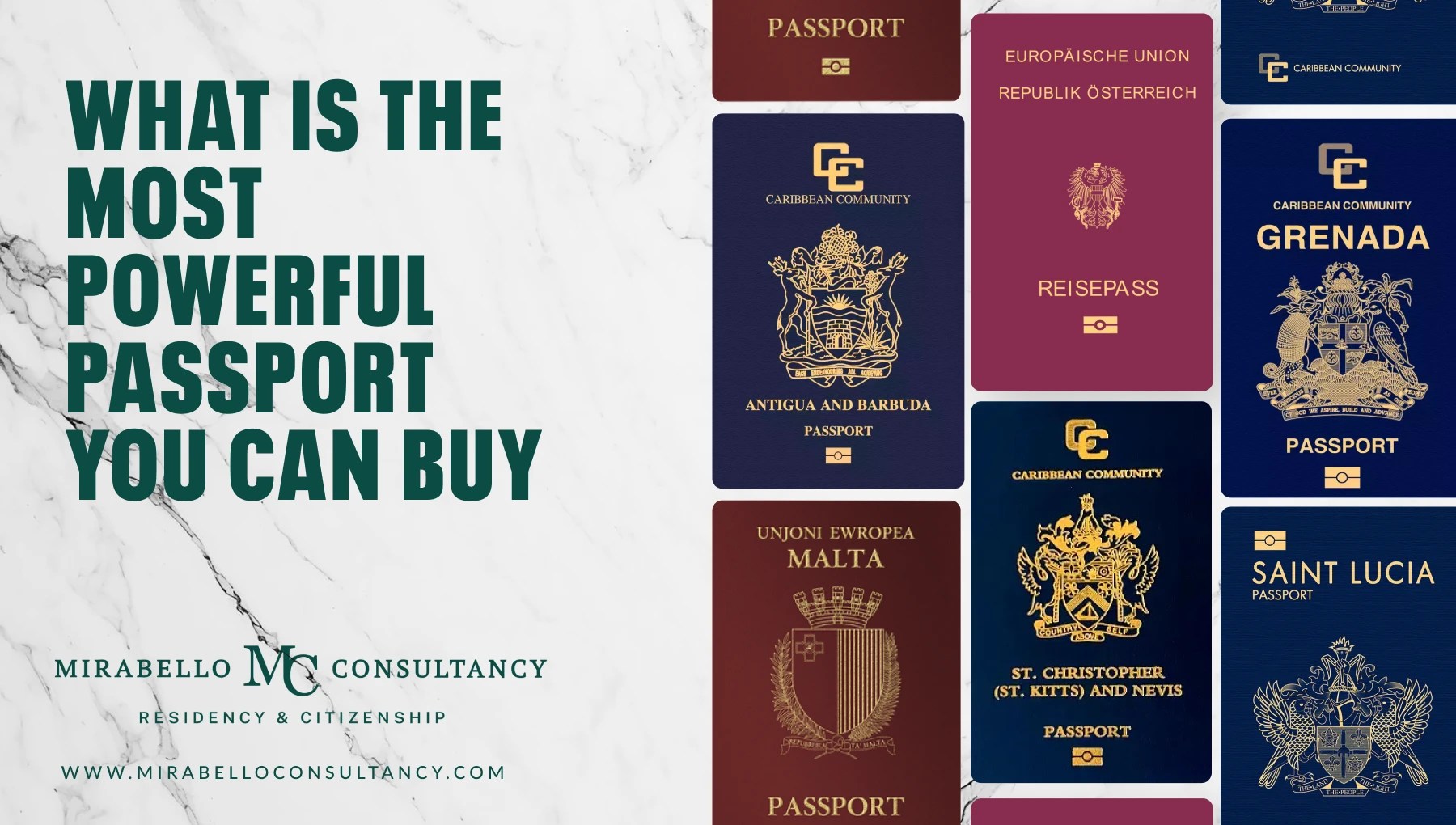 The ultimate guide to the Citizenship by investment options in 2024!
