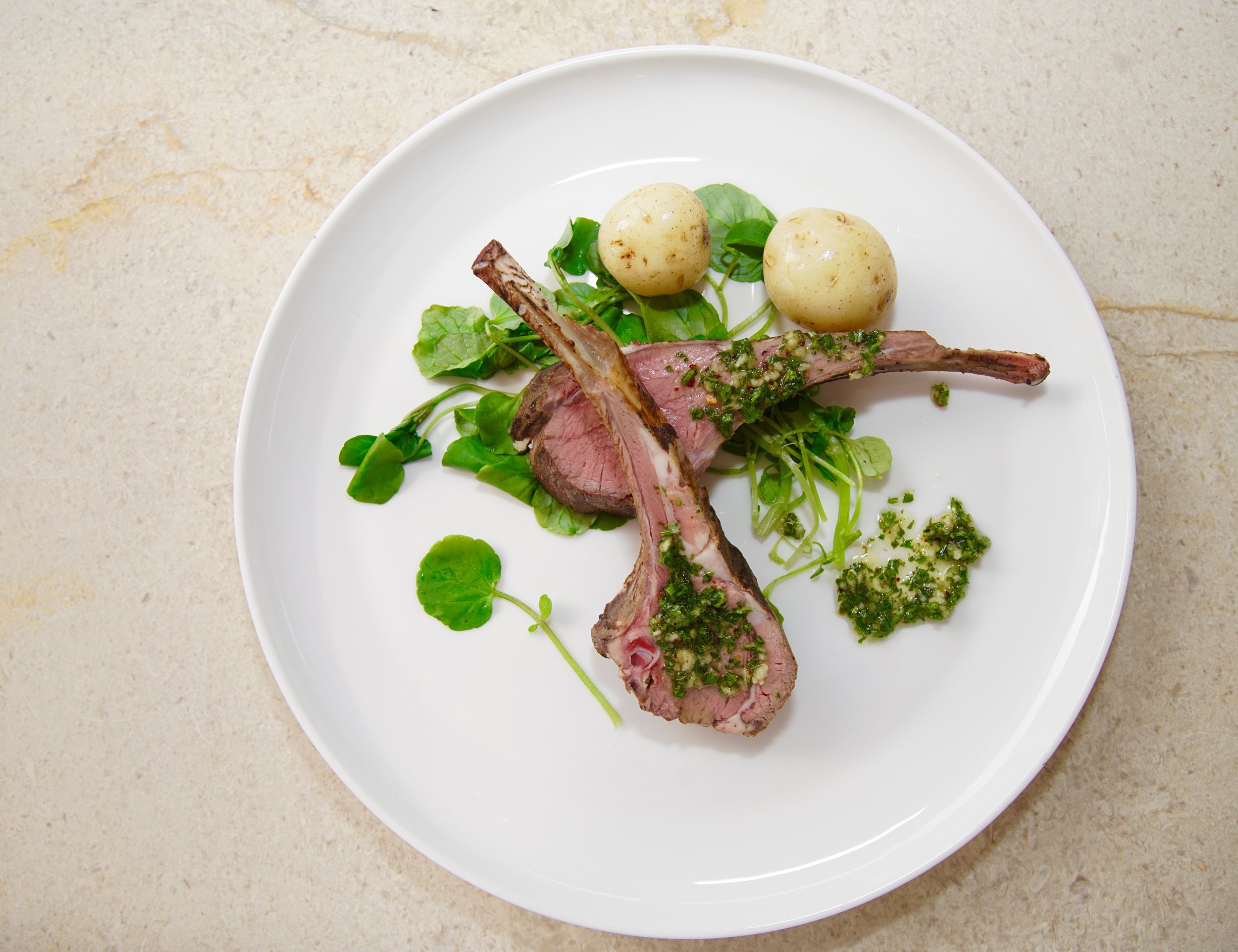 Sous Vide Rack of Lamb with Mint Gremolata Recipe from Sam The Cooking Guy