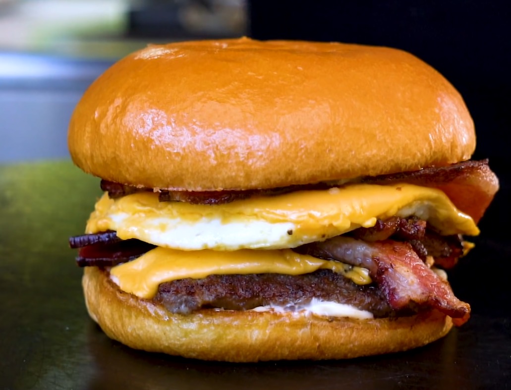 Homemade Wendy's Breakfast Baconator Recipe from Sam The Cooking Guy