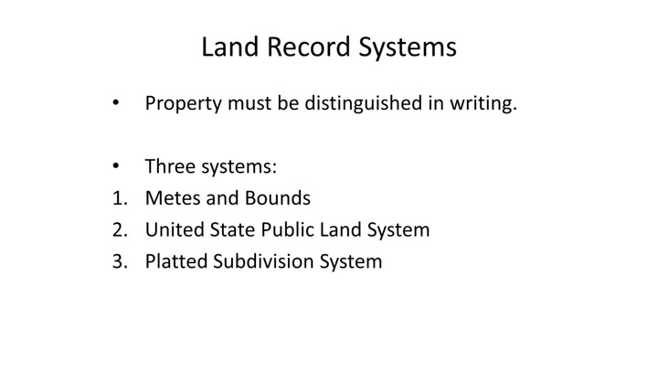 Land Record Systems — Video Lorman Education Services