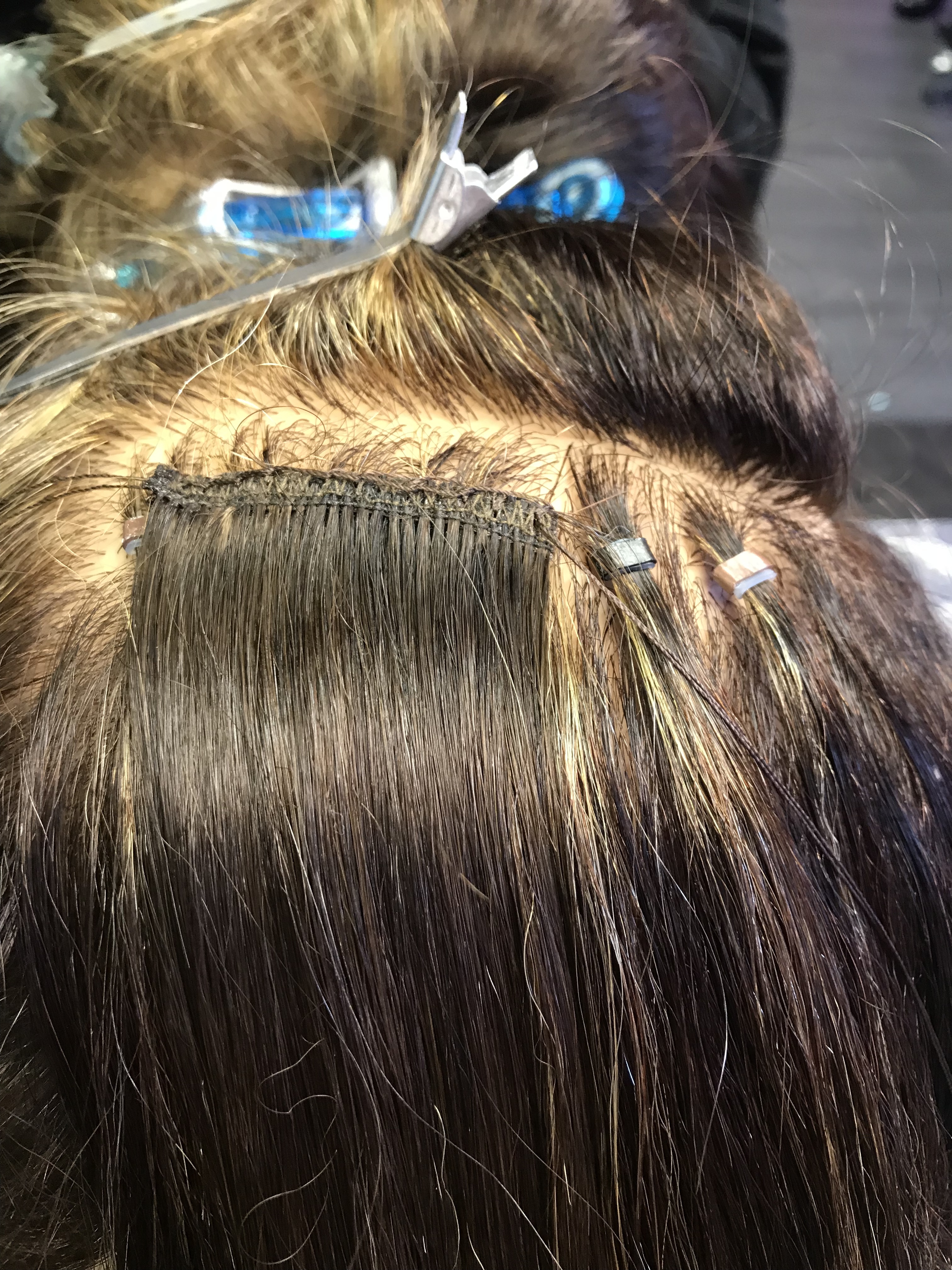 How To Add Micro Ring Hair Extensions To Hair by z.e